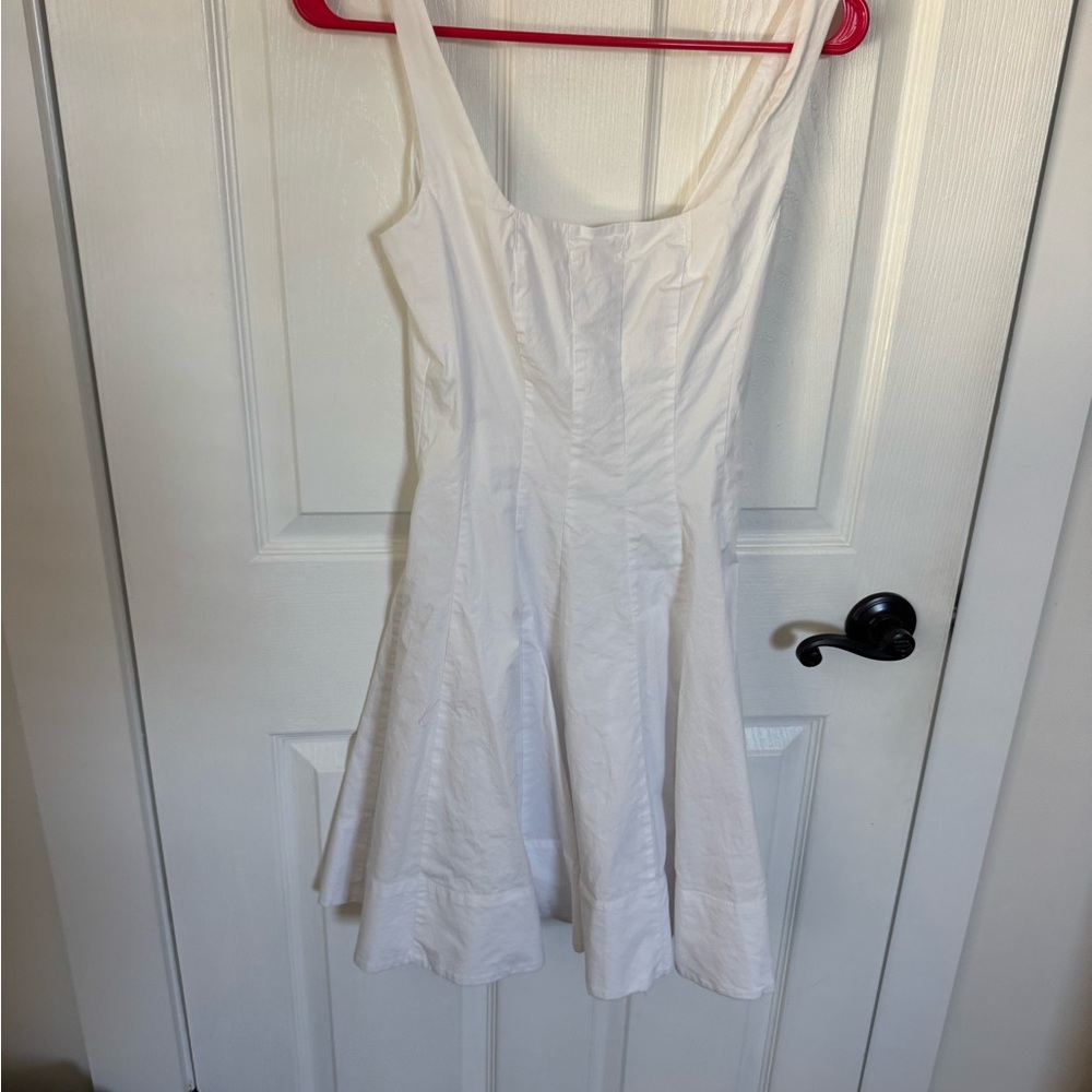 STAUD White Mini Dress